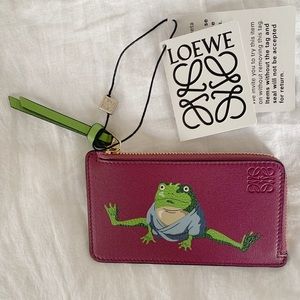 Loewe Spirited Away Aogaeru cardholder *brand new with tags*